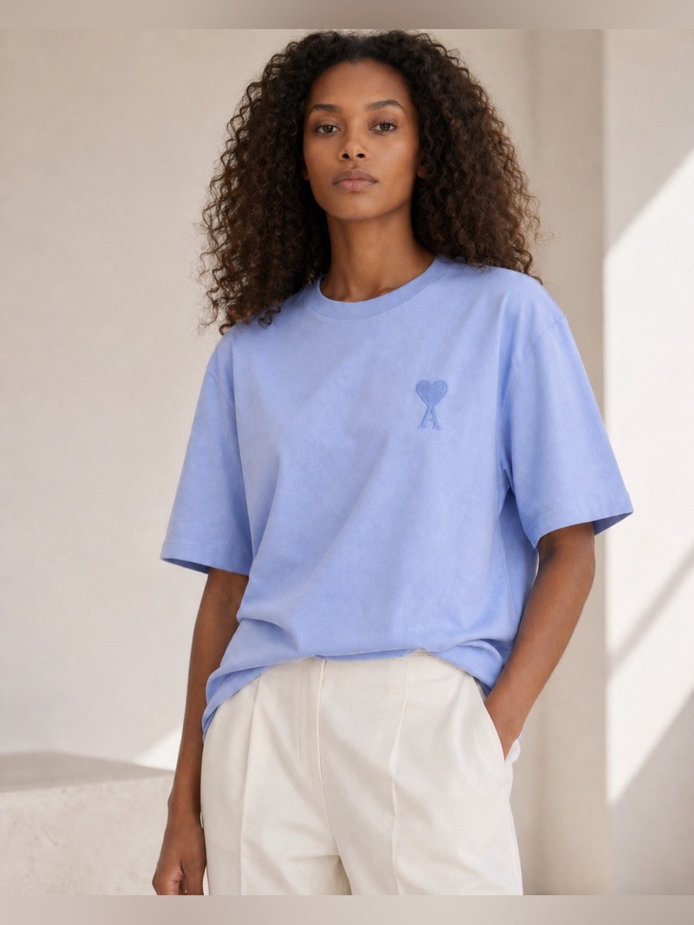 AMI Paris Ami de Coeur T-Shirt XXL Unisex Blue